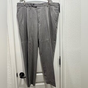 Hart Shaffner Marx Men's Classic Gray Dress Pants
